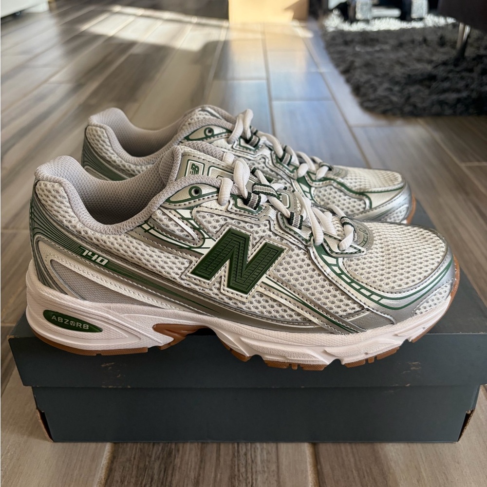 Women's New Balance 740 Shoes Sneakers - Grey Green U740SF2